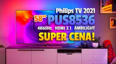 Philips PUS8536 58 cali telewizor 2021 promocja Media Expert styczeń 2022 okładka