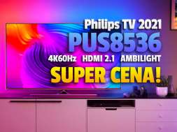 Philips PUS8536 50 cali telewizor 2021 promocja Media Expert grudzień 2022 okładka