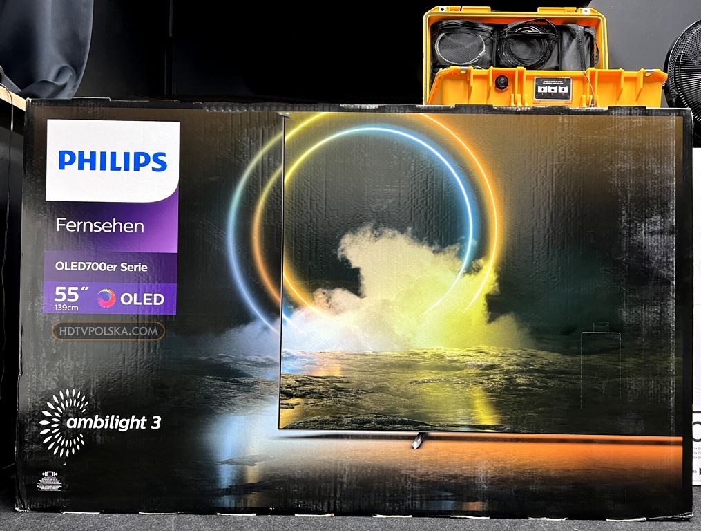 Test telewizor Philips OLED 706 karton