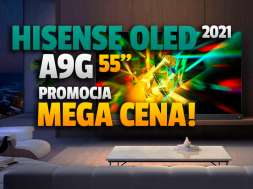 Promocja Media Expert telewizor Hisense OLED A9G 55 cali styczeń 2022 okładka