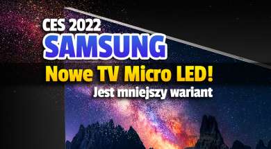 samsung telewizory micro led ces 2022 okładka