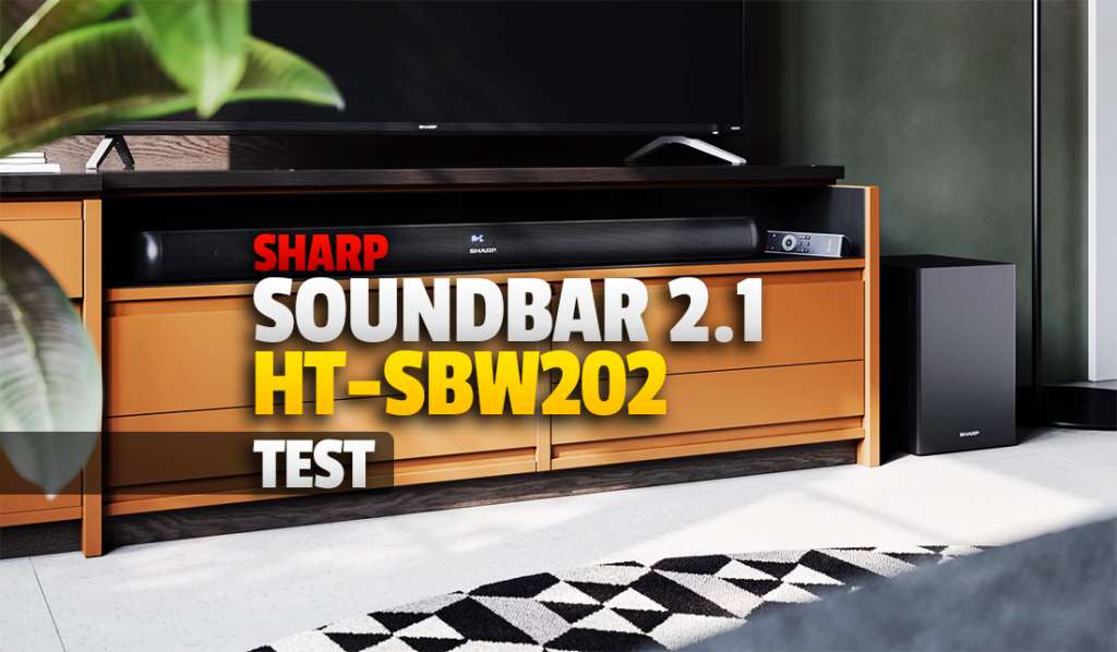 sharp soundbar HT-SBW202 2.1 test okładka