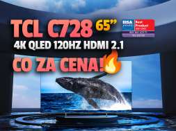 telewizor TCL QLED C728 55 cali promocja Media Expert grudzień 2022 okładka