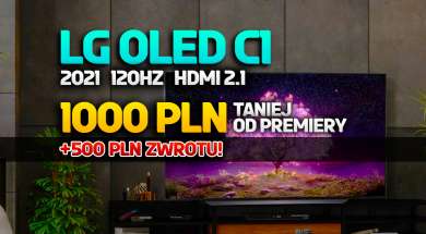 telewizor 4K LG OLED C1 55 cali promocja Media Expert luty 2022 okładka