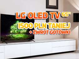 LG OLED A1 telewizor 65 cali 2021 promocja Media Expert luty 2022 okładka