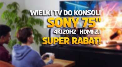 telewizor 4K Sony X85J 75 cali promocja Media Expert luty 2022 okładka
