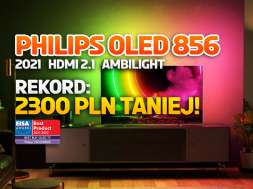 telewizor 4K Philips OLED856 65 cali promocja Media Expert luty 2022 okładka
