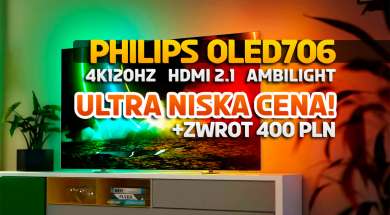 Philips OLED 706 55 cali media expert promocja luty 2022 okładka