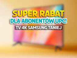 telewizor Samsung Crystal UHD AU7192 55 cali promocja sklep UPC luty 2022 okładka