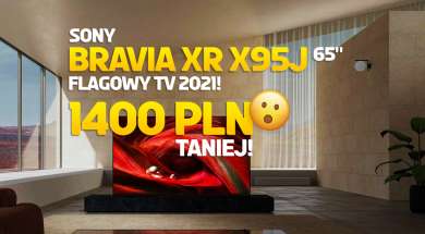 Telewizor Sony X95J 65 cali promocja Media Expert luty 2022 okładka