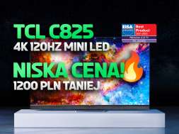 TCL C825 55 cali telewizor 4K promocja Vobis luty 2022 oferta