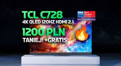 telewizor TCL QLED C728 65 cali promocja Media Expert luty 2022 okładka