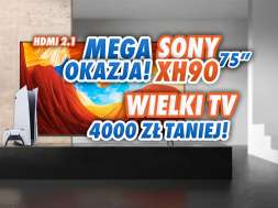 Sony XH90 75 cali telewizor 2020 promocja media expert luty 2022 okładka