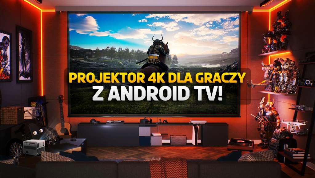 Nowy projektor gamingowy BenQ X3000i z wbudowanym systemem Android TV! Kiedy w sklepach? Jaka cena?