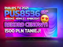 Philips PUS8536 65 cali telewizor 2021 promocja Media Expert marzec 2022 okładka 2