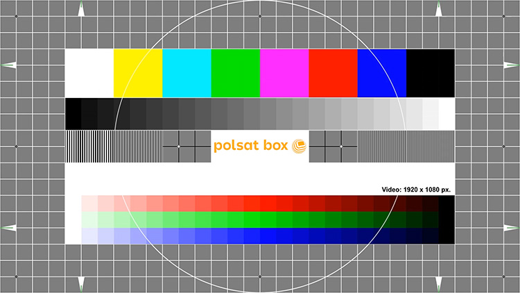 Przekaz jednego z dwóch testowanych kanałów Polsat Box; fot. parabola.cz