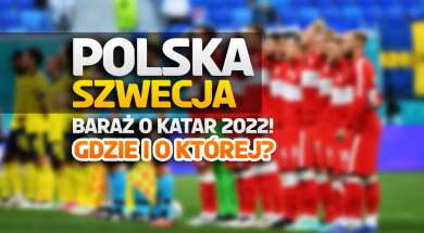 polska szwecja mecz baraż katar 2022 okładka