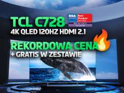 telewizor TCL QLED C728 55 cali promocja Media Expert marzec 2022 okładka