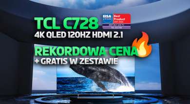 telewizor TCL QLED C728 55 cali promocja Media Expert marzec 2022 okładka