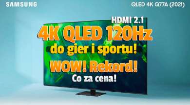 telewizor 4K Samsung Q77A Q70A 55 cali promocja Media Expert marzec 2022 okładka
