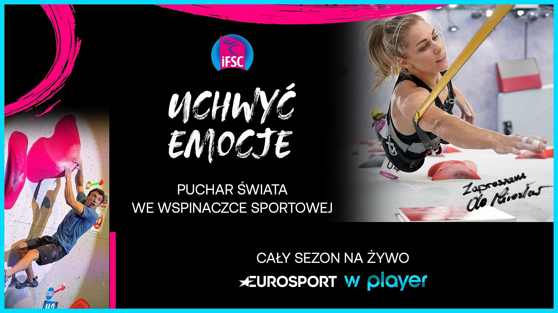 Puchar Świata we wspinaczce sportowej w Eurosport i Player! Kiedy oglądać występy polskiej rekordzistki?
