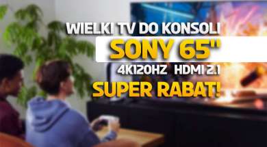 telewizor 4K Sony X85J 65 cali promocja Media Expert kwiecień 2022 okładka