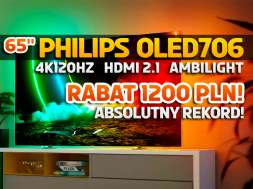 Philips OLED 706 65 cali media expert promocja kwiecień 2022 okładka