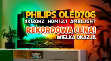 Philips OLED 706 55 cali media expert promocja maj 2022 okładka