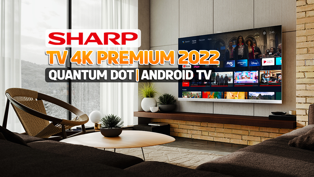 Sharp pokazał najnowsze telewizory 4K premium z kropką kwantową i Android TV na 2022 rok! Jakie ceny?