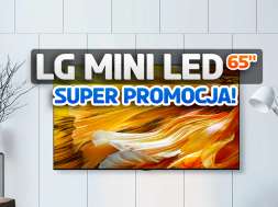 telewizor LG Mini LED QNED913 65 cali promocja Media Expert maj 2022 okłada