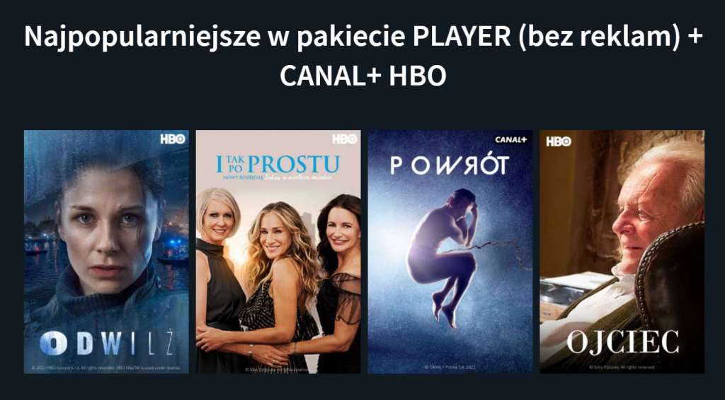 Player bez reklam CANAL HBO
