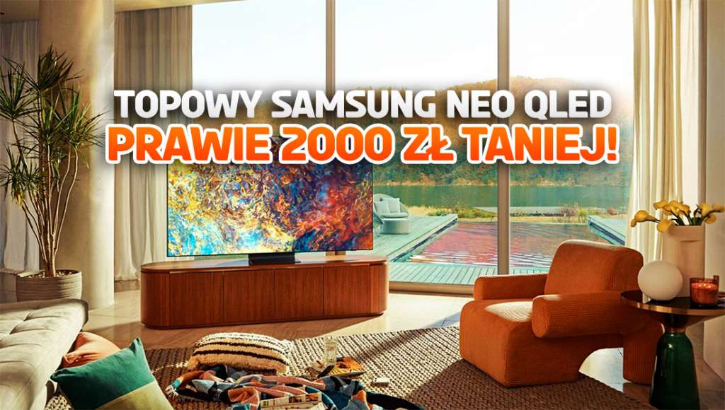 Wow - topowy telewizor Samsung 4K Mini LED z potężnym rabatem 1 900 złotych! Co za okazja! Gdzie kupić?