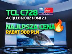 telewizor TCL QLED C728 55 cali promocja Media Expert maj 2022 oferta