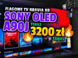 Sony BRAVIA XR OLED A90J telewizor 55 cali promocja Media Expert czerwiec 2022 okładka