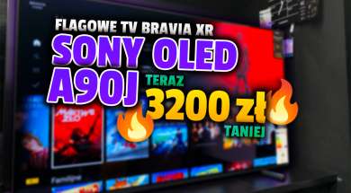 Sony BRAVIA XR OLED A90J telewizor 55 cali promocja Media Expert czerwiec 2022 okładka