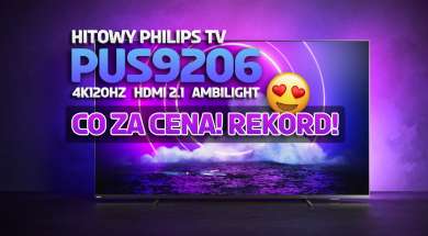 telewizor 4K Philips Performance PUS9206 120Hz 55 cali promocja RTV Euro AGD czerwiec 2022 okładka