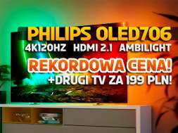 Philips OLED 706 55 cali media expert promocja czerwiec 2022 okładka