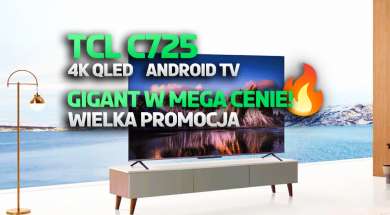 TCL C725 QLED 75 cali Vobis promocja czerwiec 2022