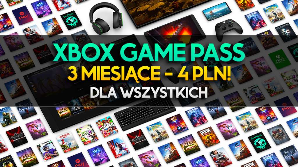 Giga promocja na Xbox Game Pass! 3 miesiące za 4 zł... dla każdego! Jak skorzystać?