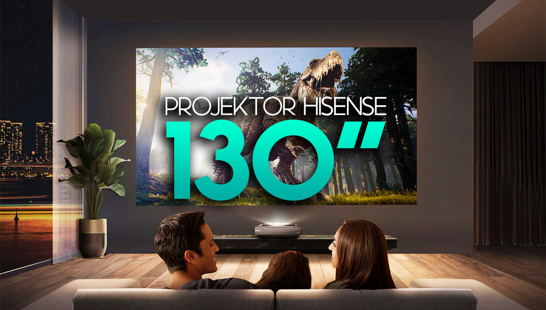 Nowy hit kina domowego? Hisense wprowadza imponujący projektor 4K… 130 cali! Ile kosztuje?
