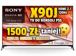 telewizor Sony X90J 55 cali promocja Media Expert lipiec 2022 okładka