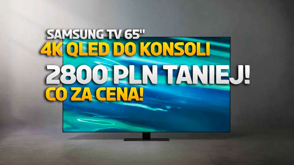 Uwaga gracze: idealny TV do konsoli w genialnie cenie! Samsung Q80A aż 2 800 zł taniej! Gdzie skorzystać?