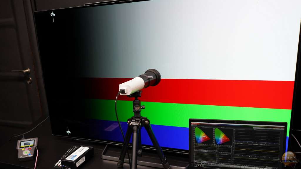 Test telewizor Hisense A85H OLED kalibracja