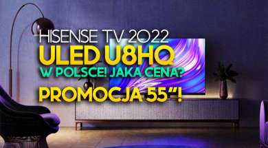 hisense uled u8hq 55 cali promocja media expert cena okładka listopad 2022