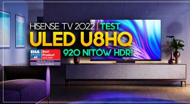 hisense uled u8hq telewizory 2022 test okładka