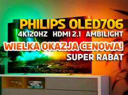 Philips OLED 706 55 cali media expert promocja listopad 2022 okładka
