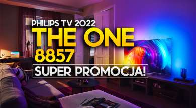 telewizor Philips The One PUS8857 65 cali promocja media expert styczeń 2023 okładka