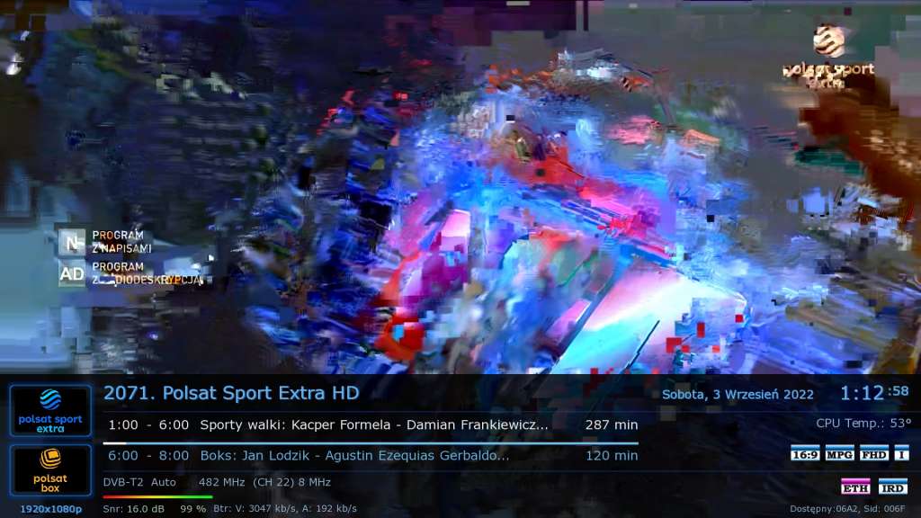 odkodowany kanał Polsat Sport Extra HD na MUX-4