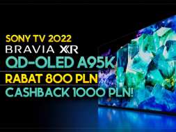 sony qd-oled a95k telewizor 2022 promocja media expert 55 cali okładka wrzesień 2022