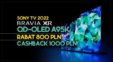 sony qd-oled a95k telewizor 2022 promocja media expert 55 cali okładka wrzesień 2022